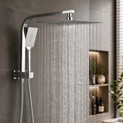Your New 12 Inch Rain Shower Head Set Awaits