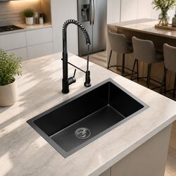 Your New Kitchen Companion: Black Stainless Steel Sink