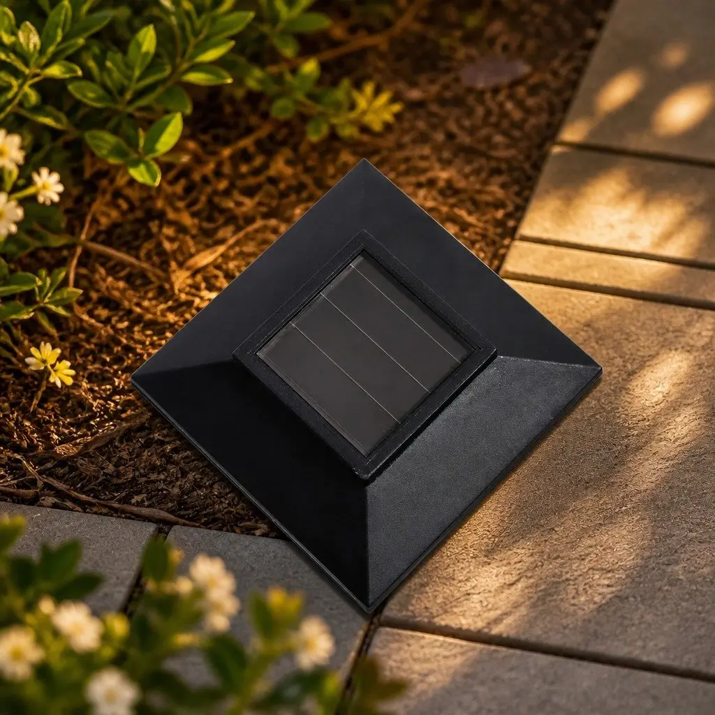 Solar Powered Garden Landscape Lights Cool White LED 12 Piece