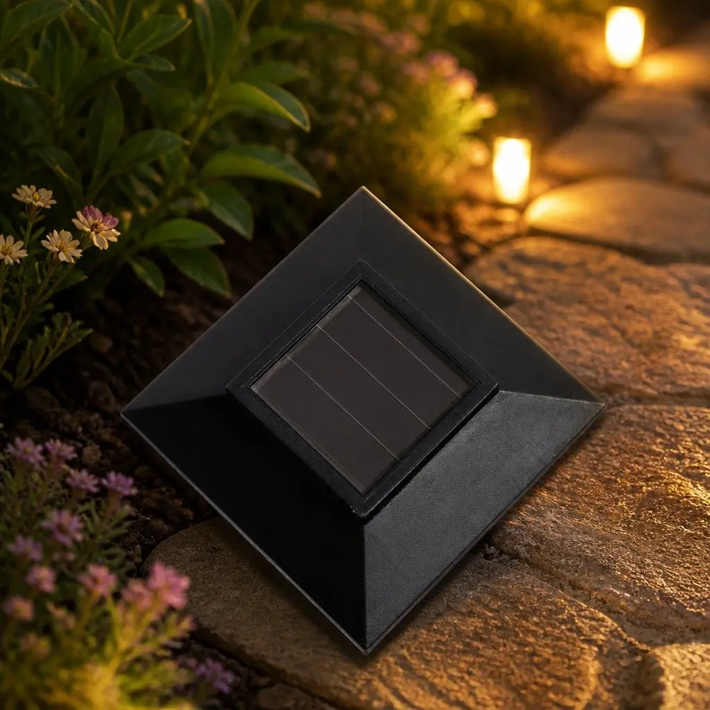 Solar Powered Garden Lights 6 Pack LED Landscape Outdoor Pathway Lighting 38cm