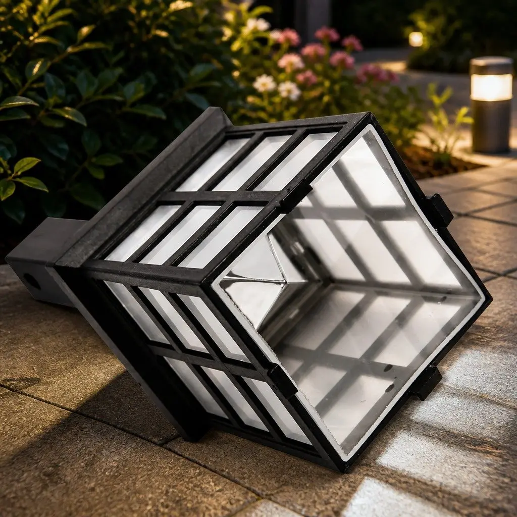 Solar Powered Garden Lights 6 Pack LED Landscape Outdoor Pathway Lighting 38cm