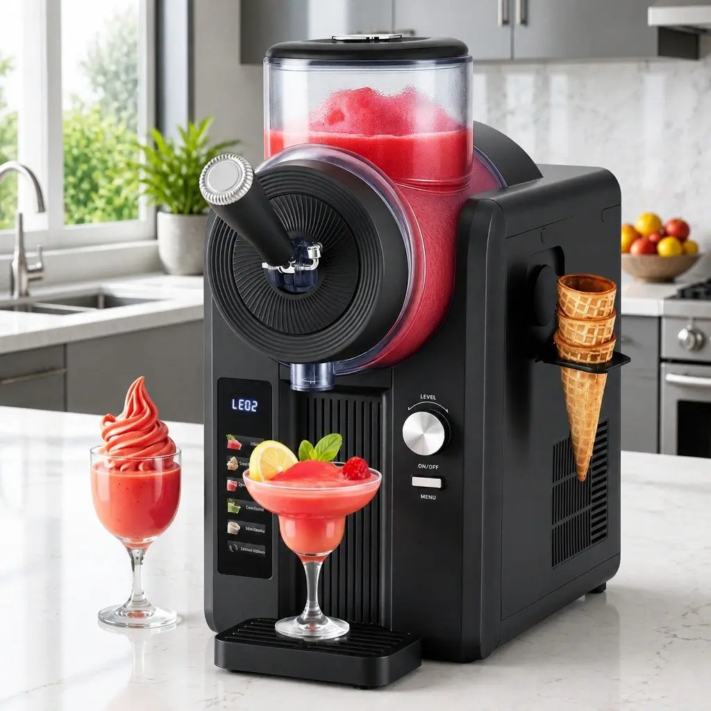 2L Slushie Machine Ice Cream Maker for Easy Use