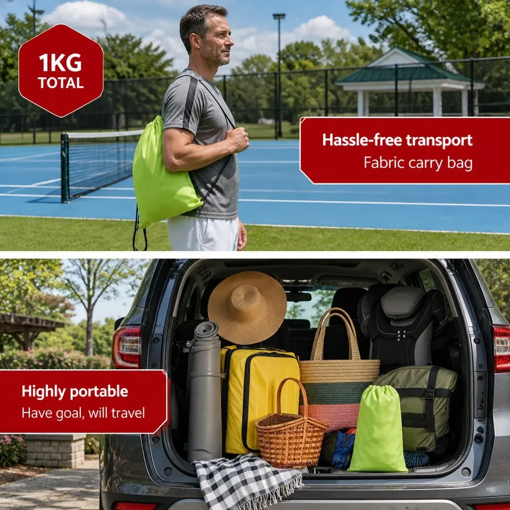 Portable Sports Net Quick Setup 3M Suitable for Badminton Tennis Volleyball Indoor Outdoor