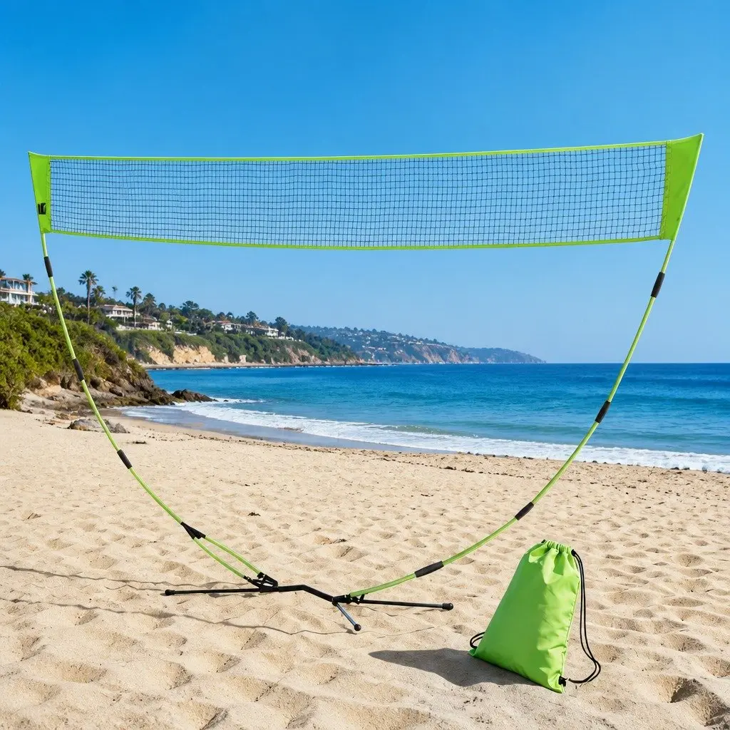 Portable Sports Net Quick Setup 3M Suitable for Badminton Tennis Volleyball Indoor Outdoor