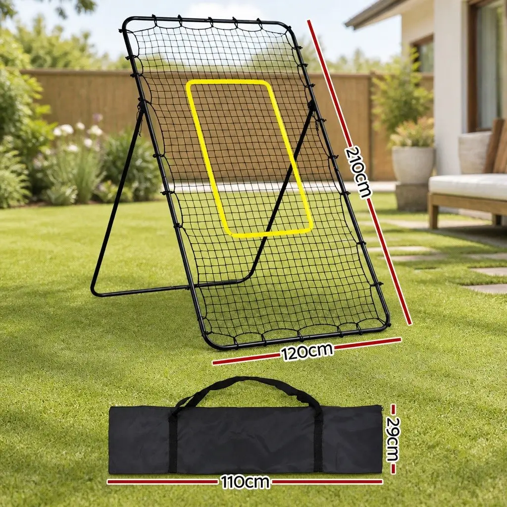 7ft Adjustable Rebounder Net Football Baseball Volleyball Goal Multi-Sport