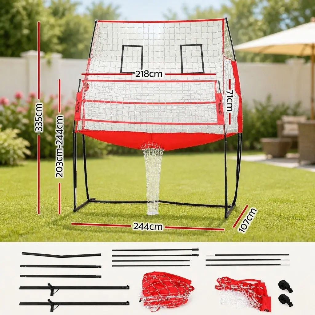 Volleyball Net Adjustable Height Portable for Beach Backyard Training