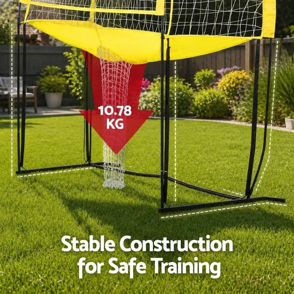 Volleyball Net Free-standing Adjustable Height Portable 8ft Beach Backyard