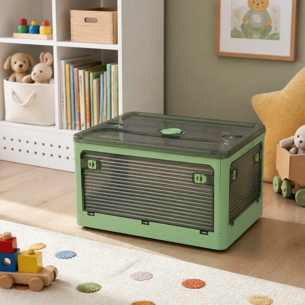 Green Storage Container for Easy Organization
