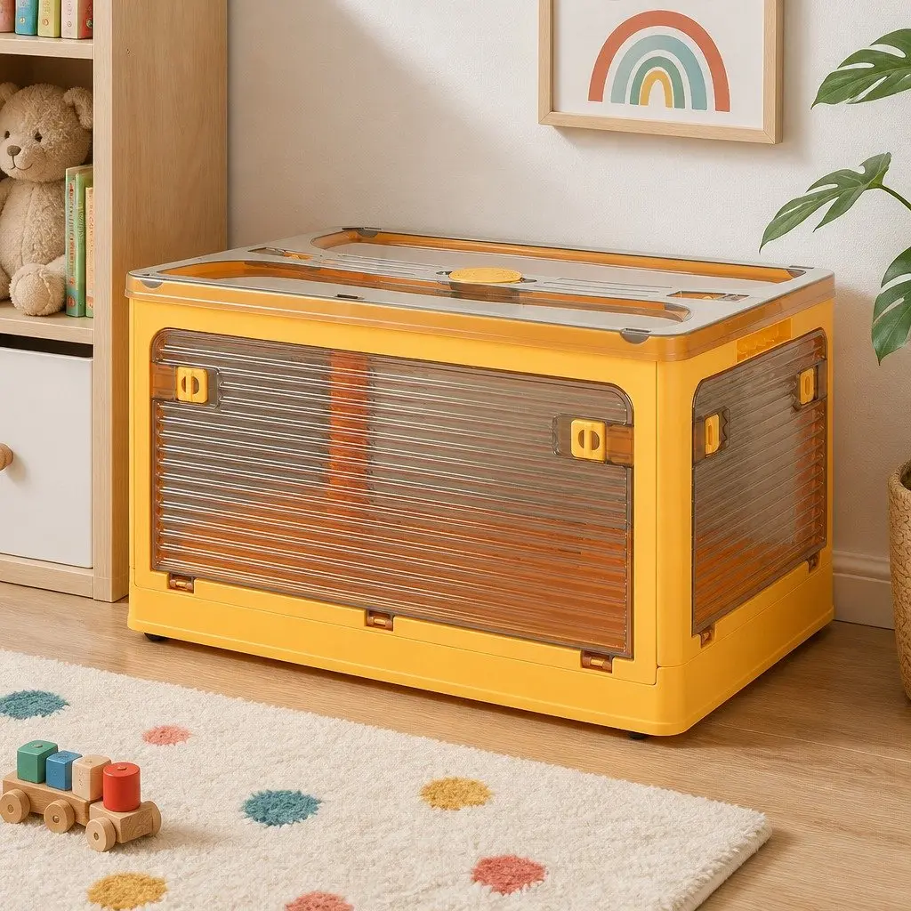 Orange Storage Container for Easy Organization