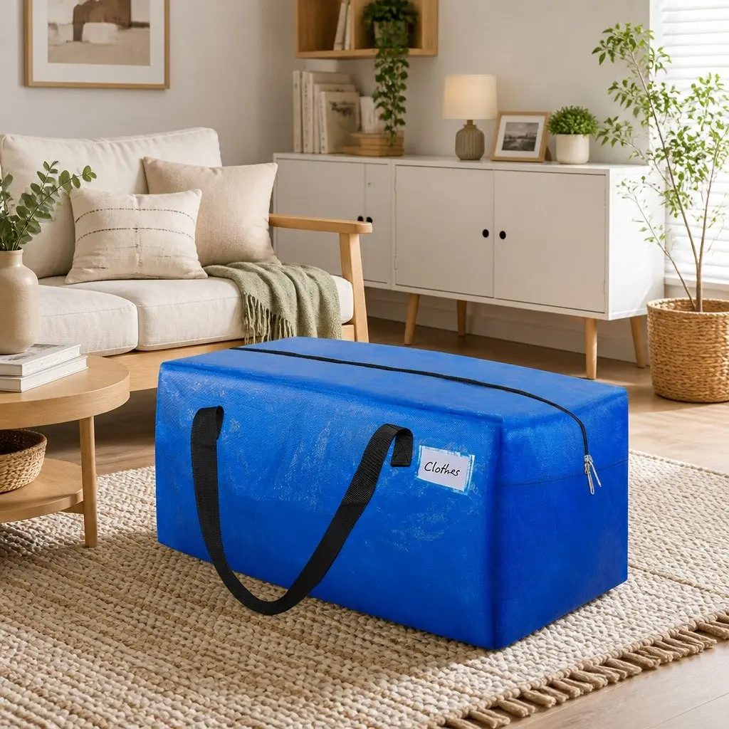 Moving Storage Bags Heavy Duty Waterproof 6 Pack 74cm x 38cm x 33cm