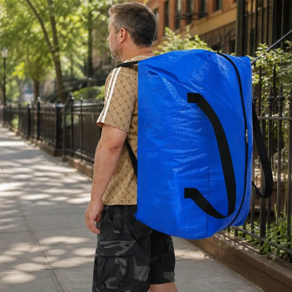Moving Storage Bags Heavy Duty Waterproof 6 Pack 74cm x 38cm x 33cm
