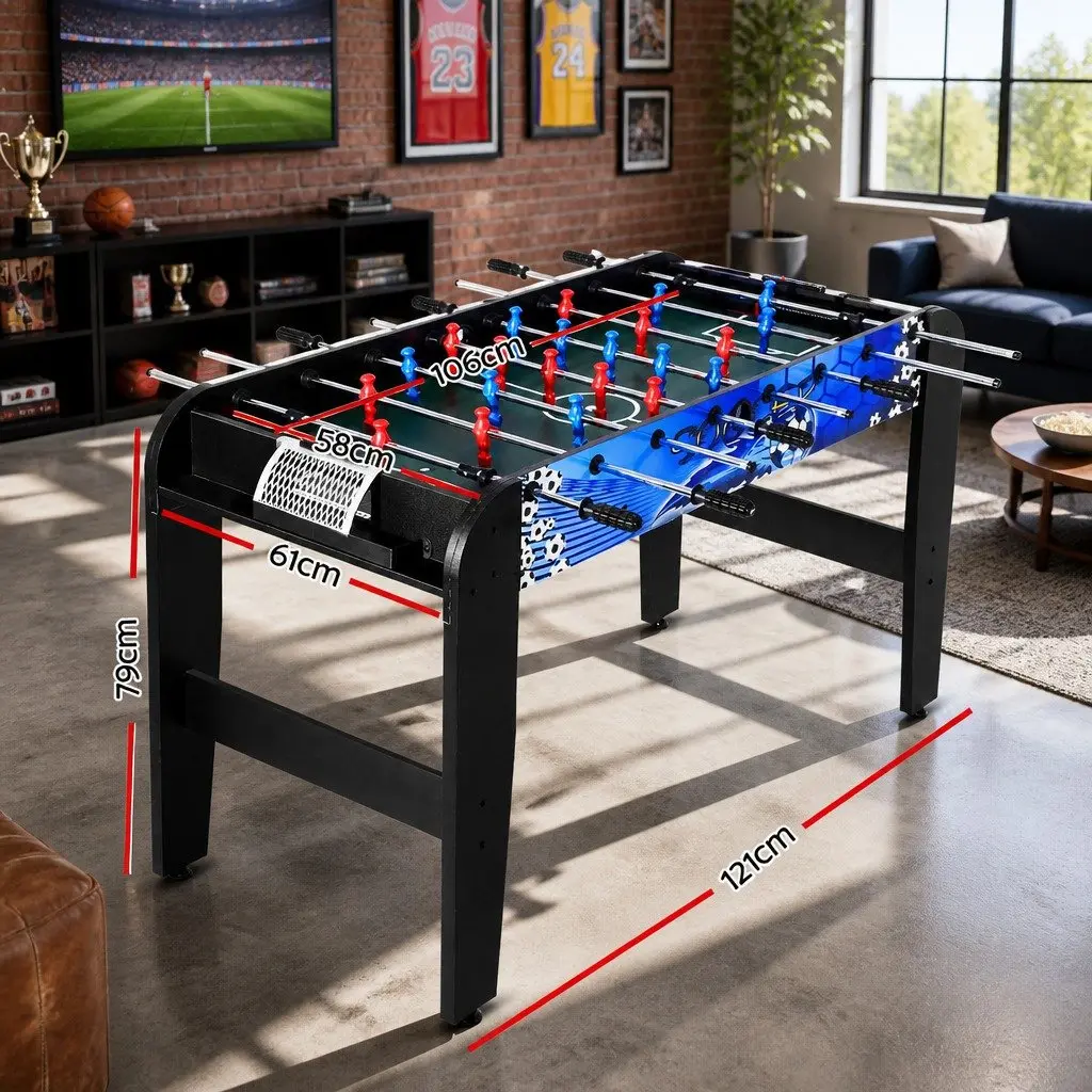 Foosball Soccer Table 4FT Home Family Game with Anti-slip Handles and Score Counter