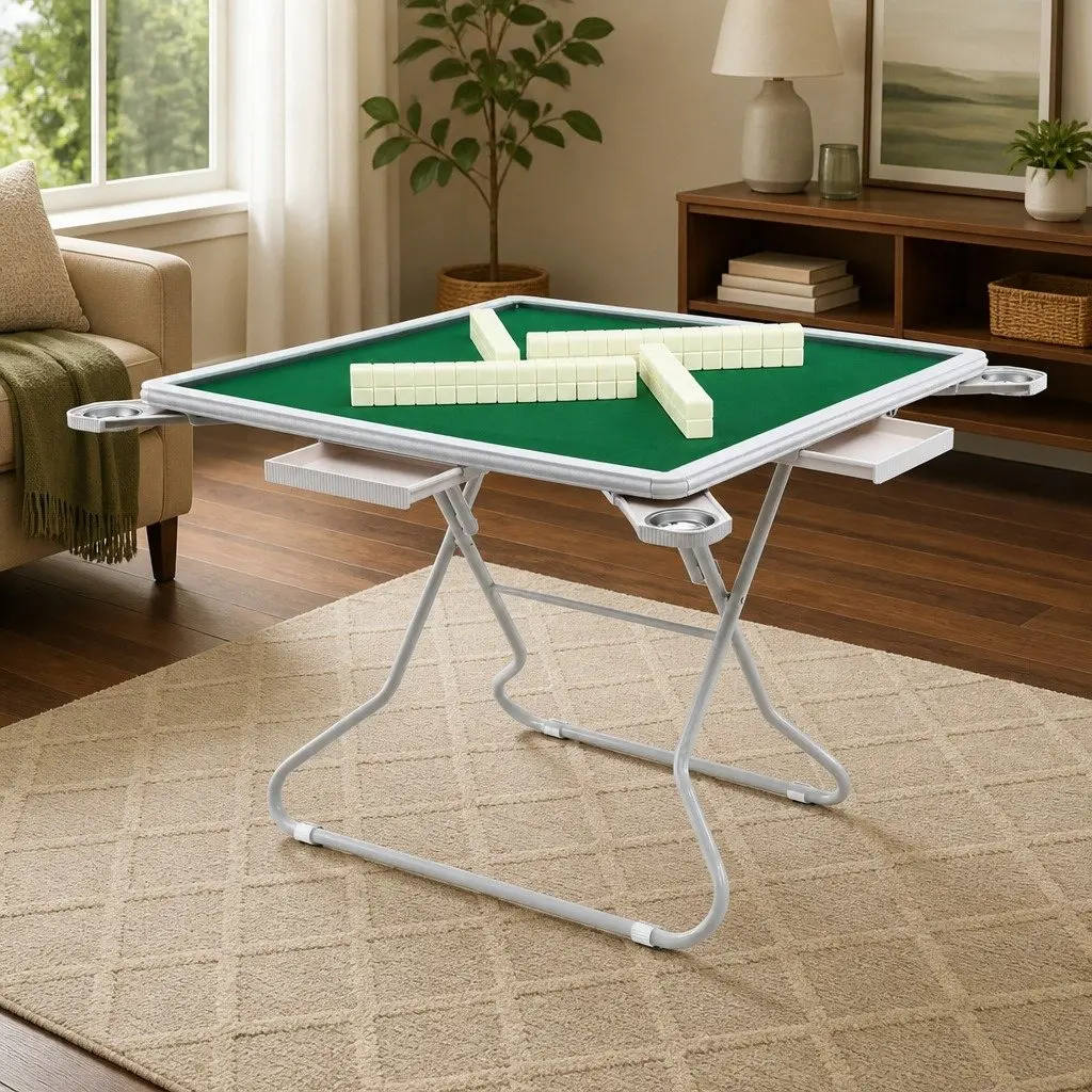 Folding Mahjong Table for Fun Times
