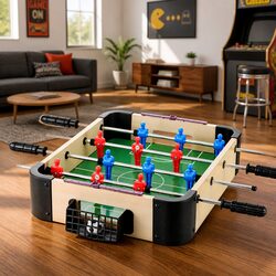Mini Foosball Soccer Table Tabletop Game Family Party Entertainment Portable