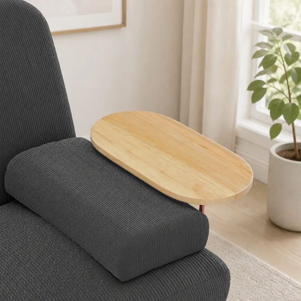 Convertible Sofa Bed Adjustable Backrest 3-Seater Grey
