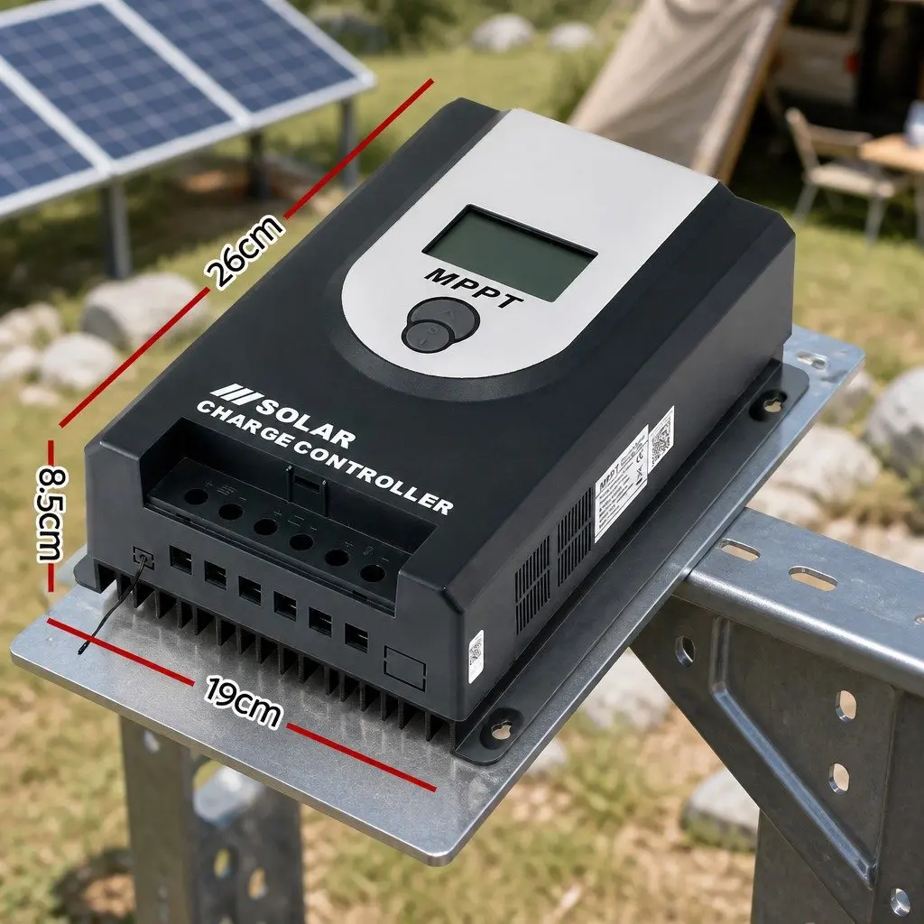 50A MPPT Solar Charge Controller Bluetooth 12V 24V Auto Battery Regulator