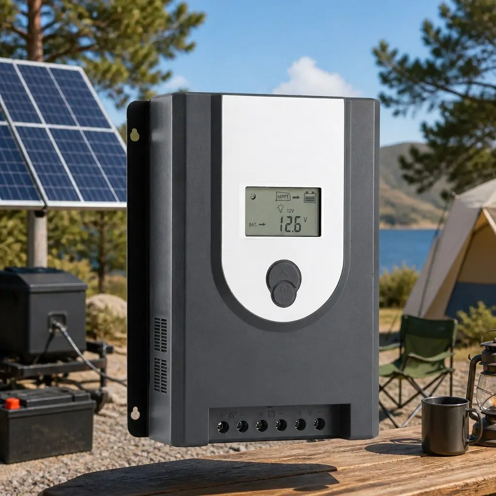 50A MPPT Solar Charge Controller Bluetooth 12V 24V Auto Battery Regulator