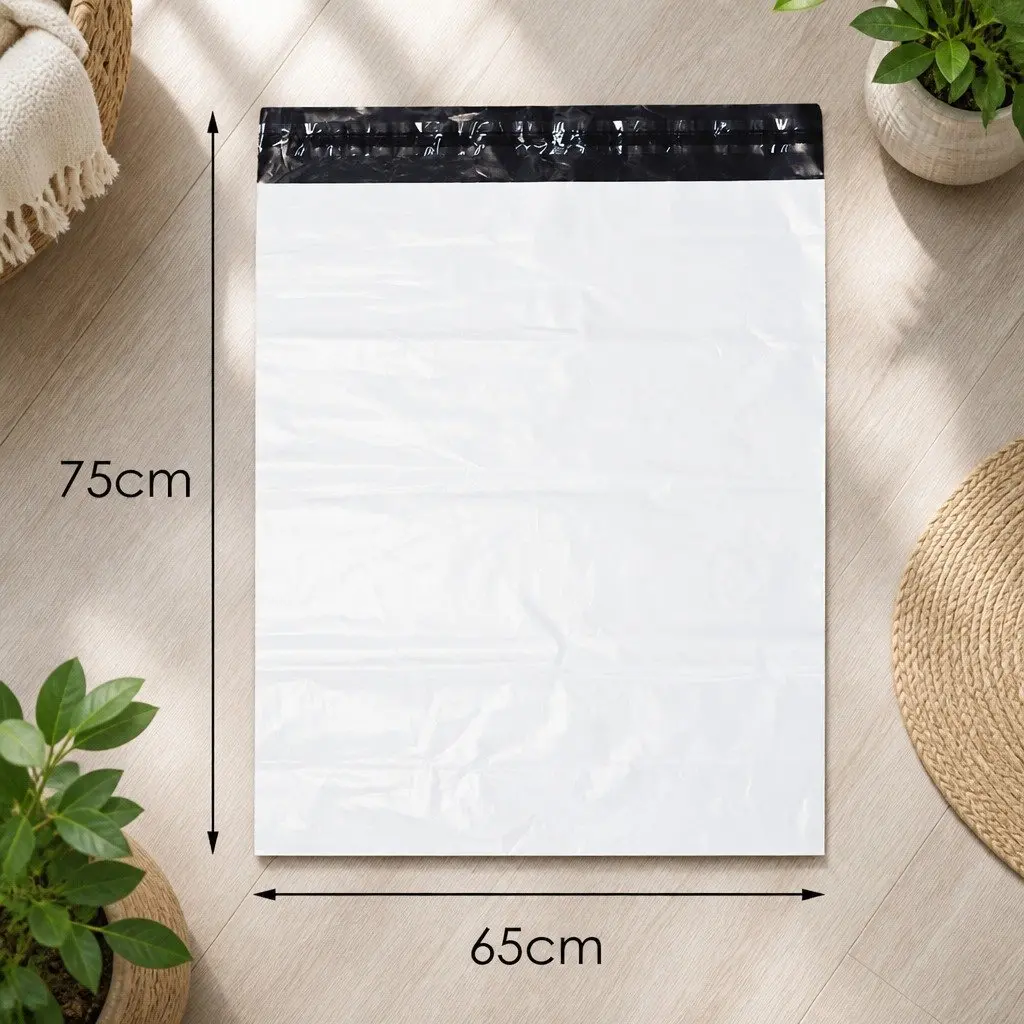 Poly Post Mailer Bags Self Sealing Puncture Tear Resistant 60x65cm 65x75cm 75x90cm