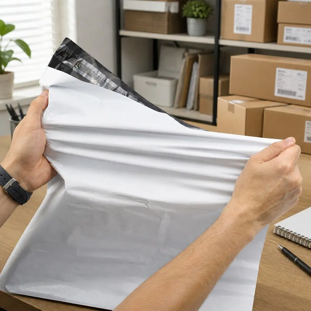 Poly Post Mailer Bags Self Sealing Puncture Tear Resistant 60x65cm 65x75cm 75x90cm
