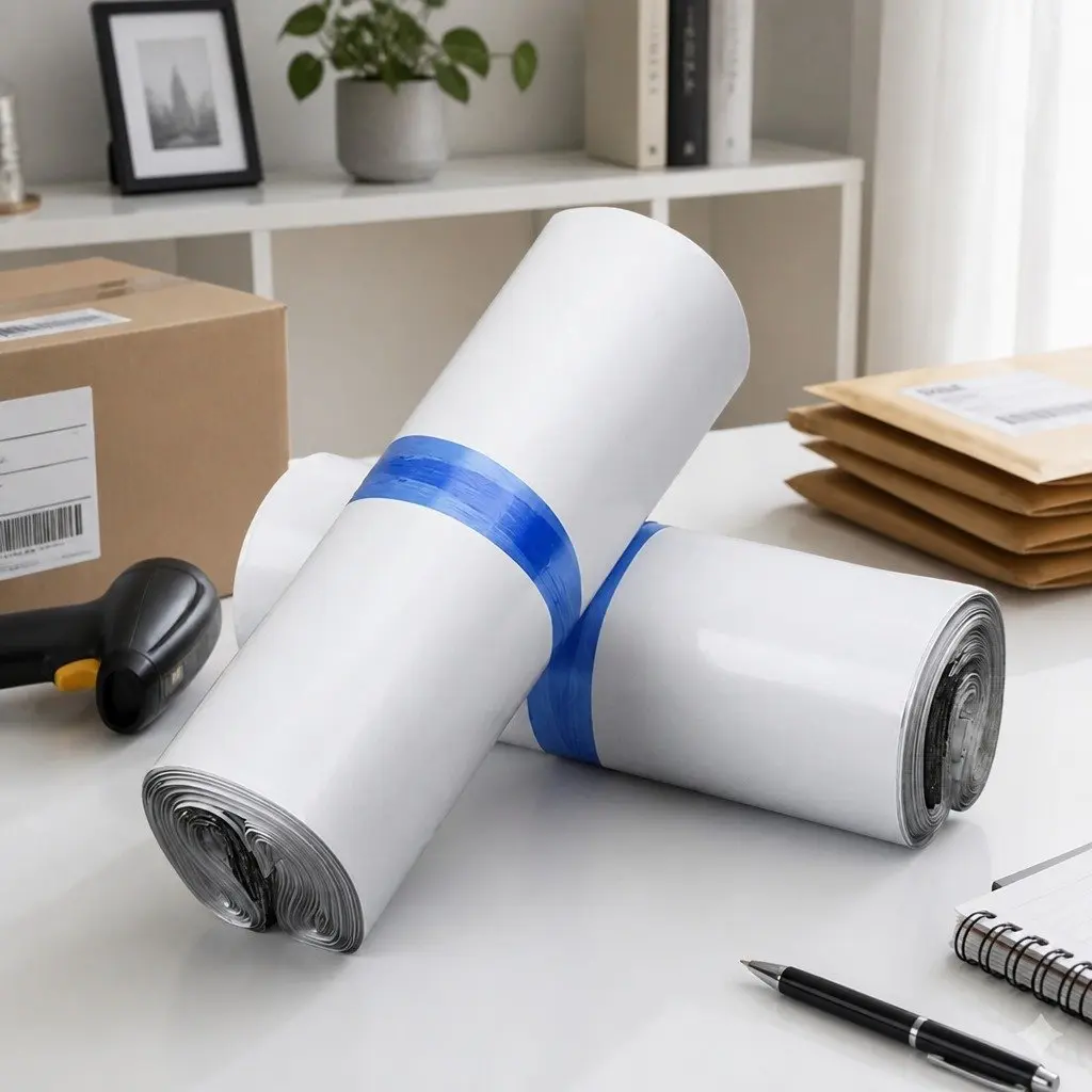 Poly Post Mailer Plastic Satchel Bags Self Sealing Puncture Tear Resistant 60x65cm 65x75cm 75x90cm