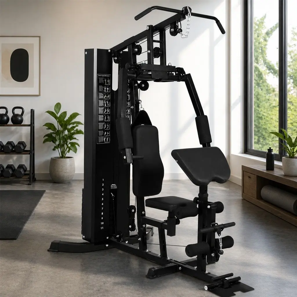 All-in-One Home Gym Equipment Multi-Station Strength Training Machine 60kg