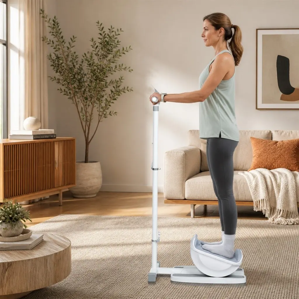 Adjustable Slant Board Leg Stretcher Non-Slip Soft Cushioning 55cm x 31cm x 134cm