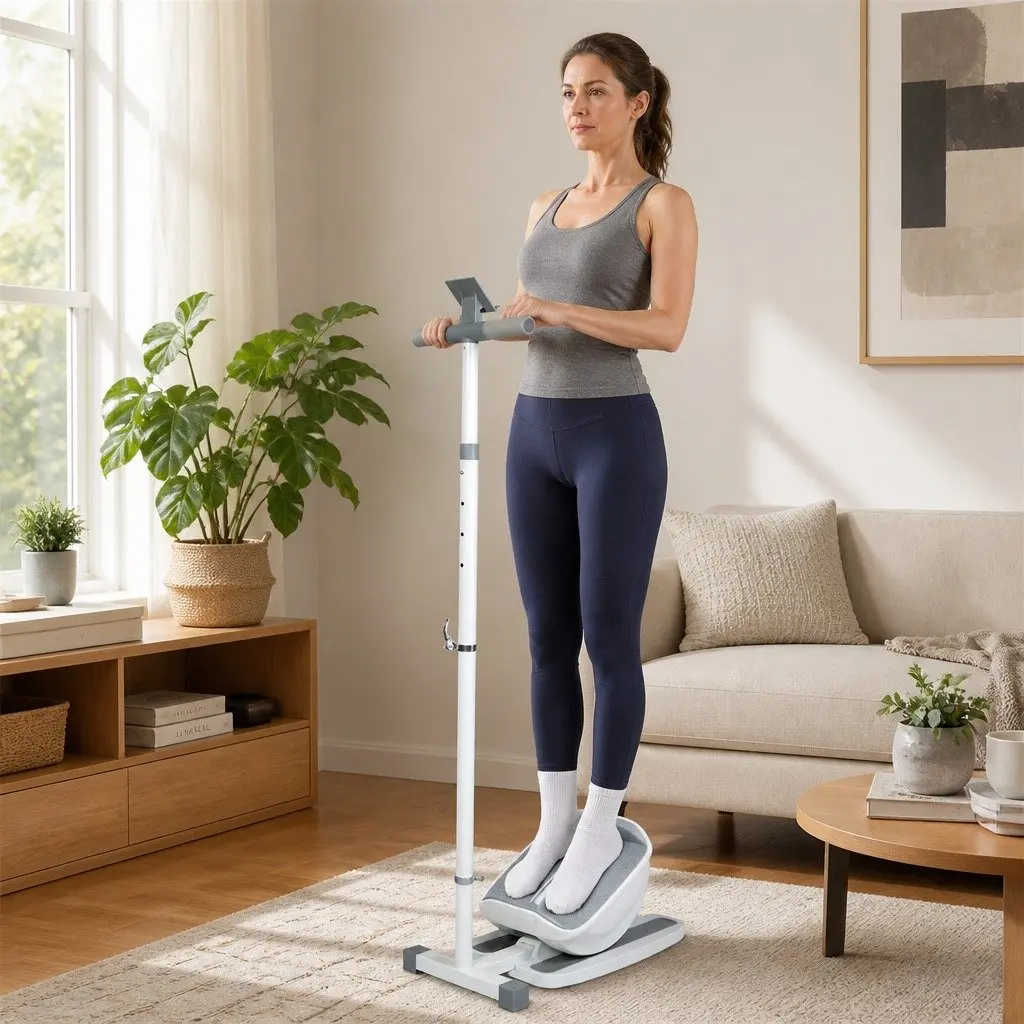 Adjustable Slant Board Leg Stretcher Non-Slip Soft Cushioning 55cm x 31cm x 134cm