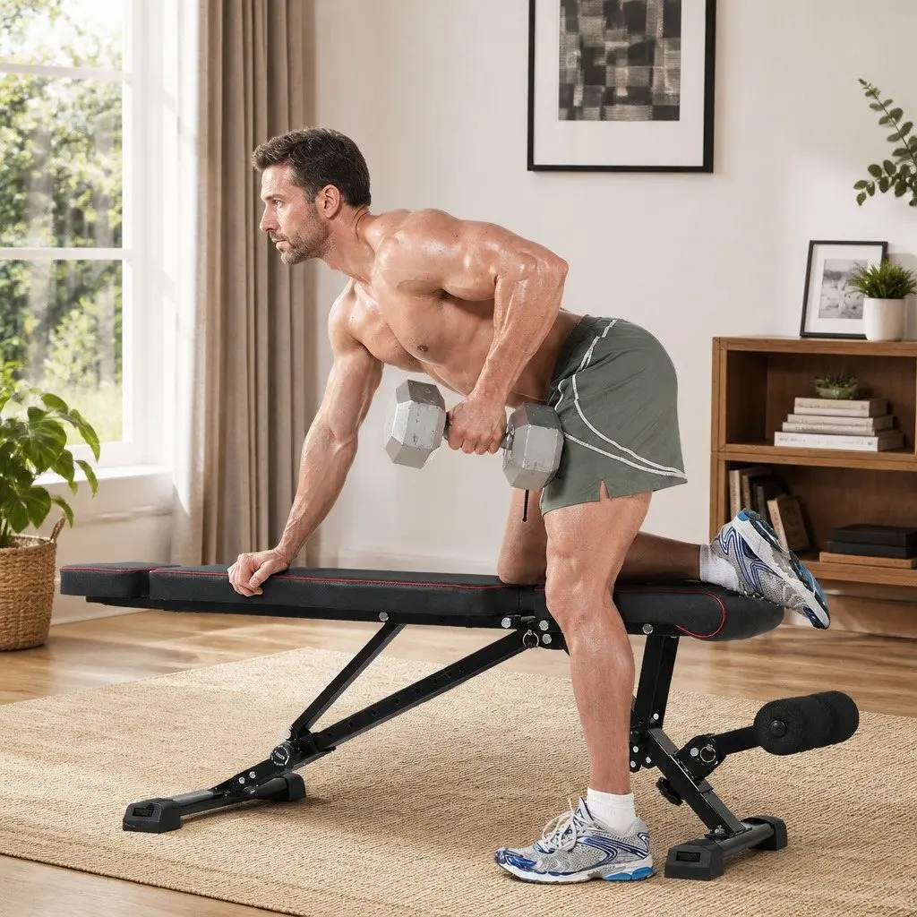Adjustable Weight Bench for Home Workouts