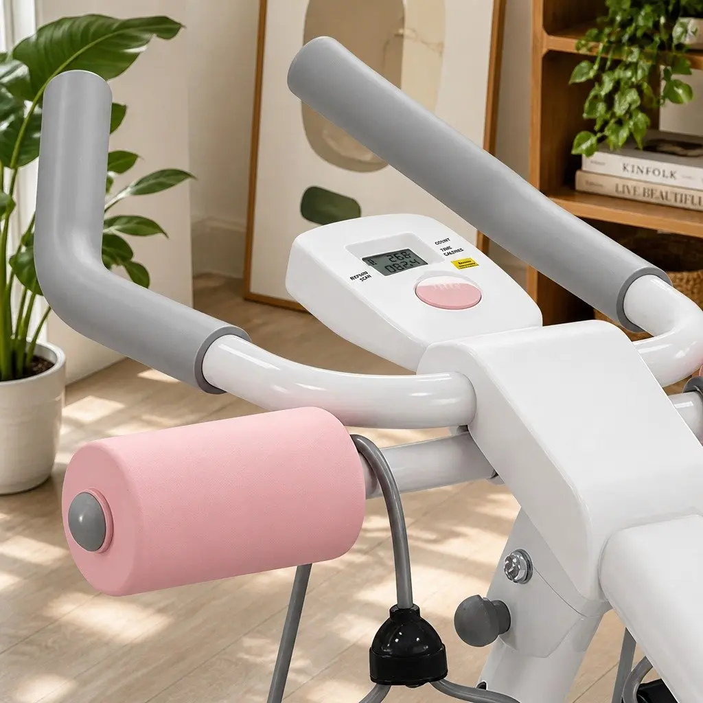 Ab Machine Abdominal Exerciser Core Trainer Foldable Home Gym Equipment with