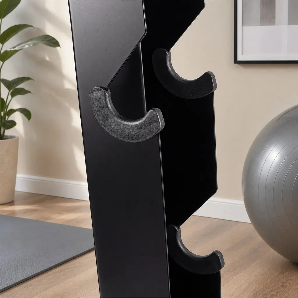 Dumbbell Rack A-Frame 6 Tier Heavy Duty Steel Home Gym Storage