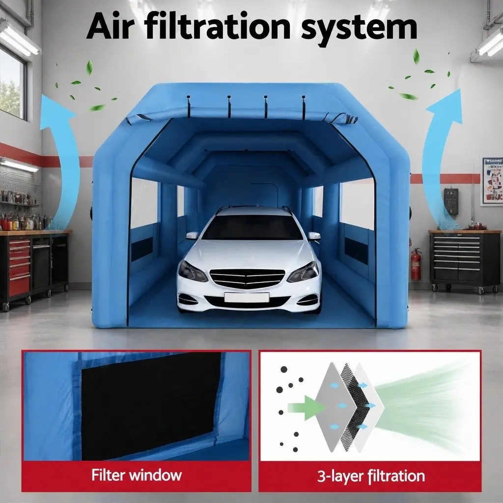Inflatable Spray Paint Booth