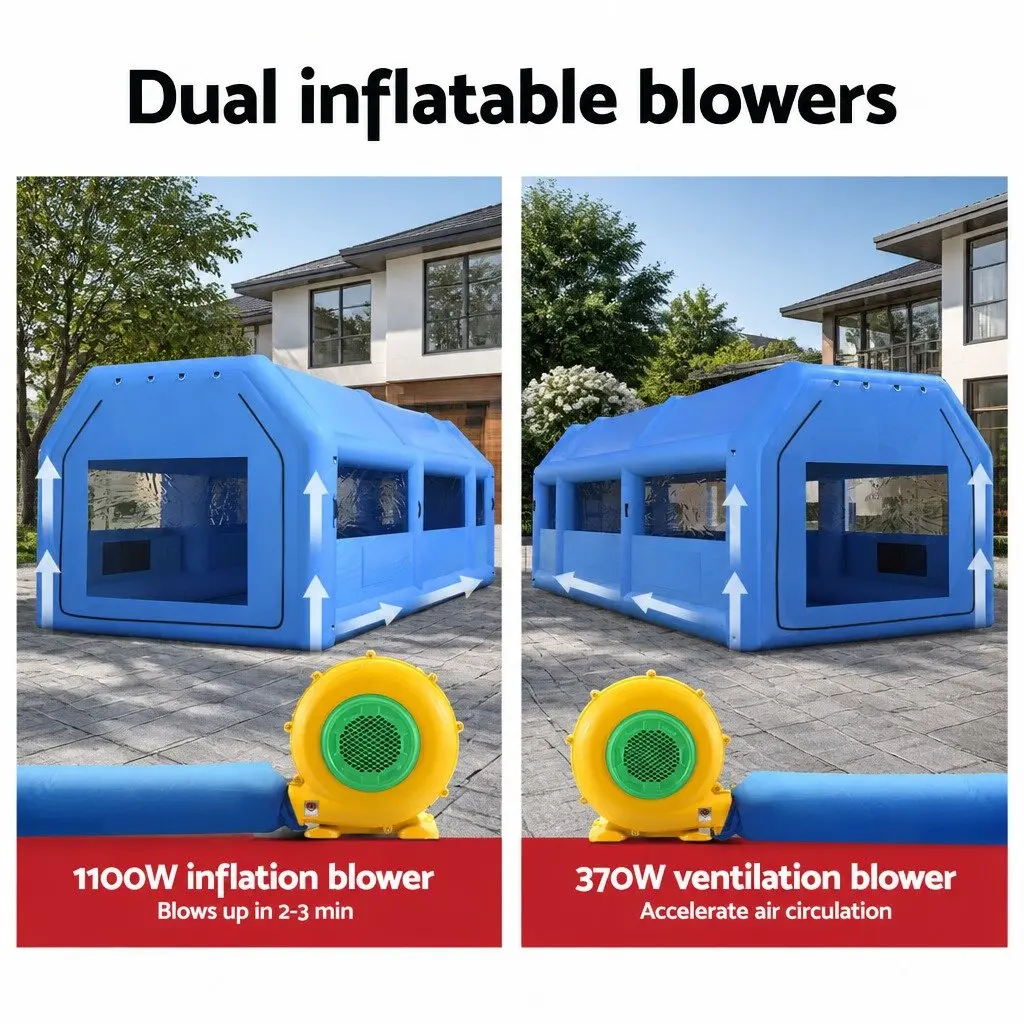 Inflatable Spray Paint Booth