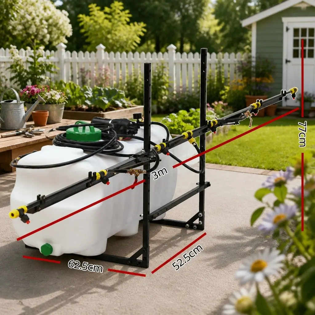 Weed Sprayer 100L Tank 3M Boom ATV Garden Spray