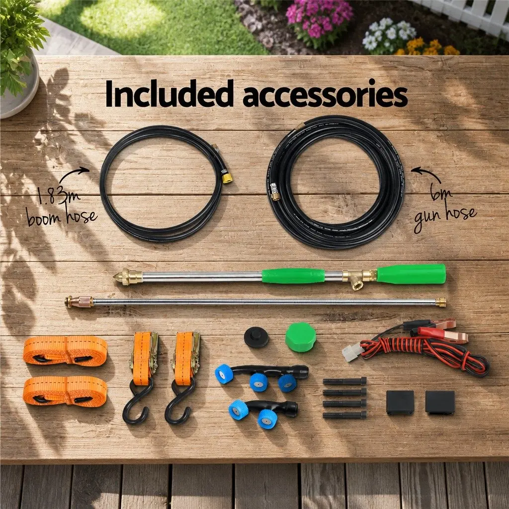 Weed Sprayer 100L Tank 3M Boom ATV Garden Spray