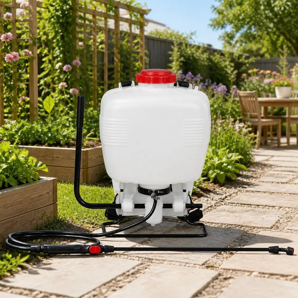 15L Backpack Weed Sprayer Knapsack Pressure Pump Garden Herbicide Pesticide