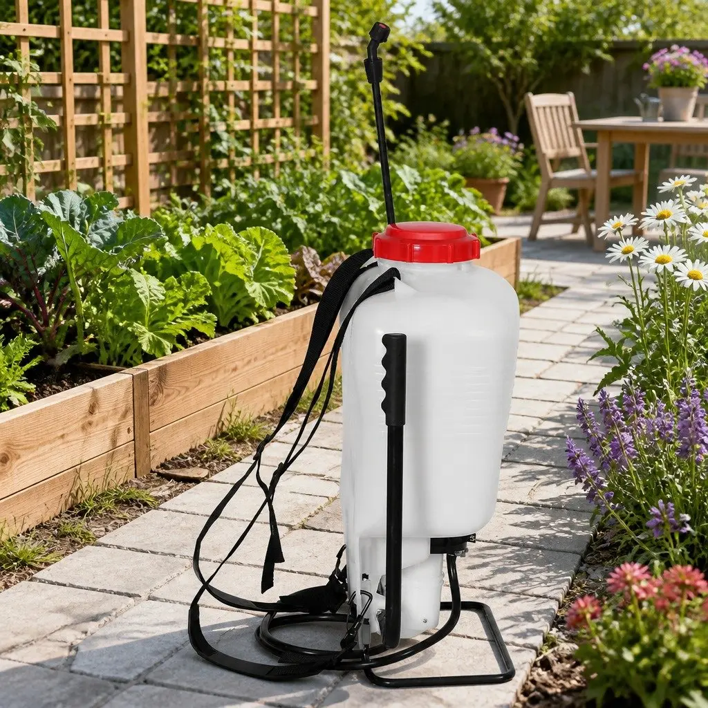 15L Backpack Weed Sprayer Knapsack Pressure Pump Garden Herbicide Pesticide