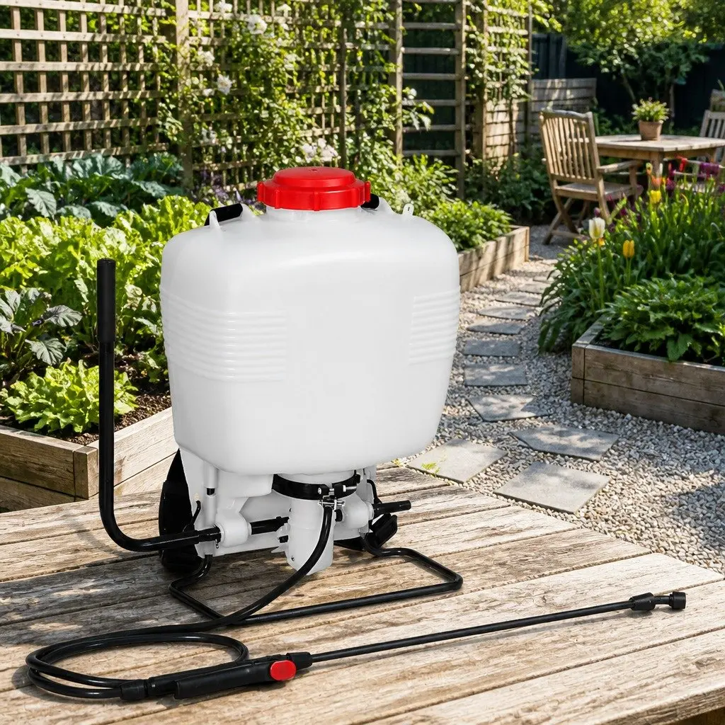 15L Backpack Weed Sprayer Knapsack Pressure Pump Garden Herbicide Pesticide