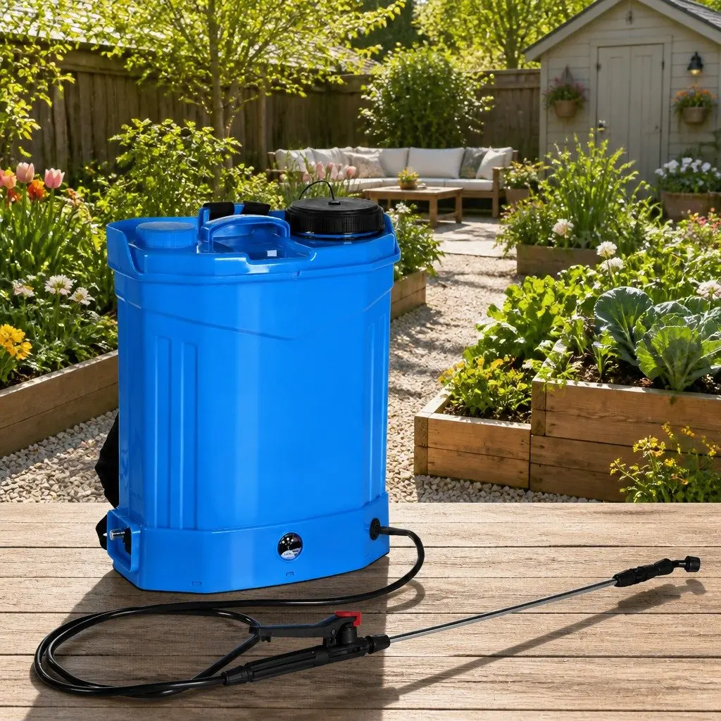 Electric Backpack Sprayer 16L Knapsack Tank Pesticide Herbicide Garden Spray