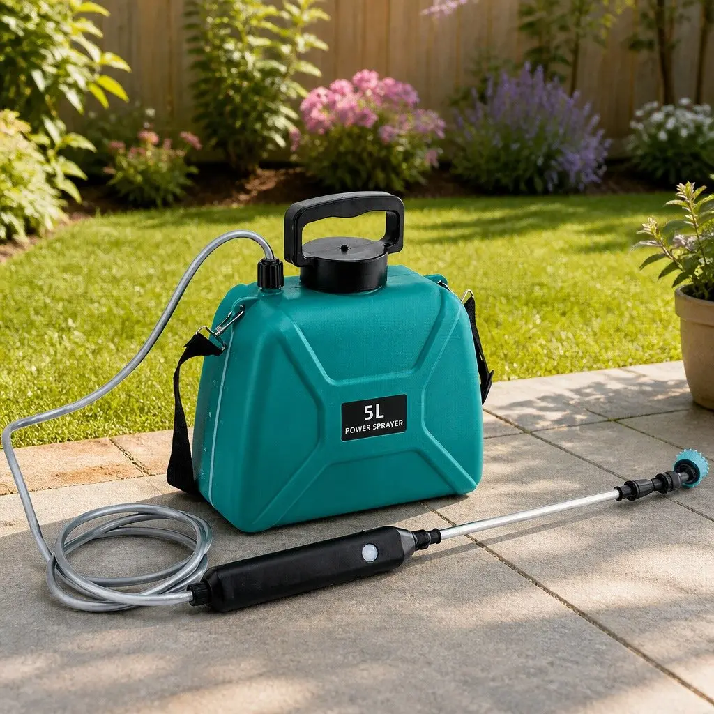 Electric Weed Sprayer 5L Garden Shoulder Sprayer USB Charging Herbicide