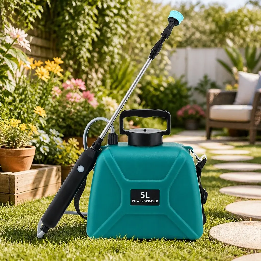 Electric Weed Sprayer USB Rechargeable 5L Garden Shoulder Sprayer