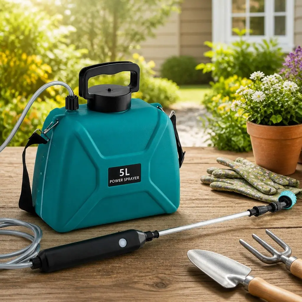 Electric Weed Sprayer USB Rechargeable 5L Garden Shoulder Sprayer
