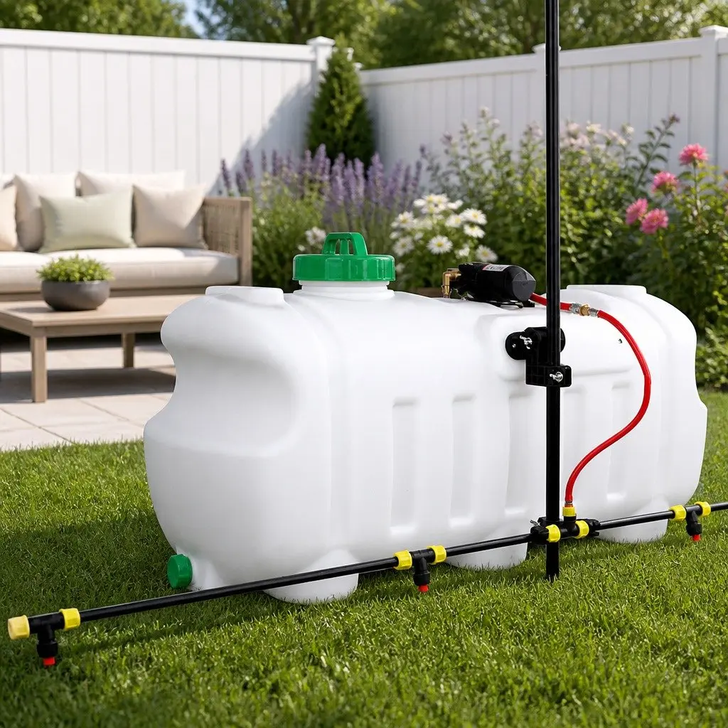 Weed Sprayer 100L Tank 12V Garden Spray Boom Adjustable Nozzle ATV Quad Mounted