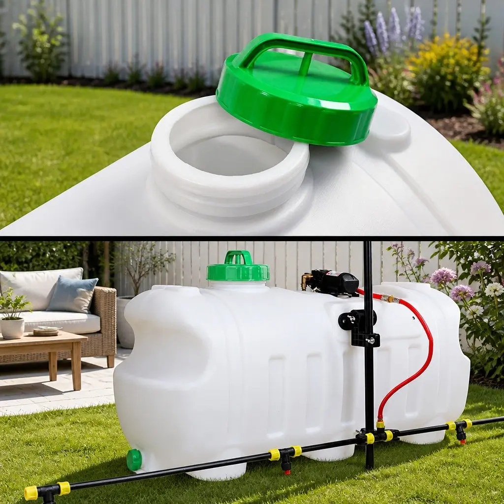 Weed Sprayer 100L Tank 12V Garden Spray Boom Adjustable Nozzle ATV Quad Mounted