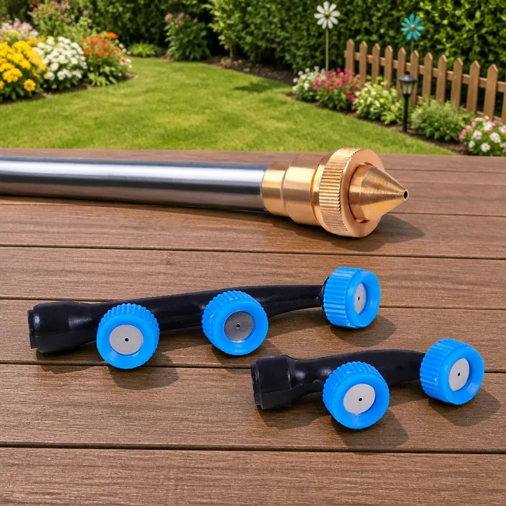 100L Electric ATV Weed Sprayer Self-Priming Pump with Adjustable Hose Nozzles