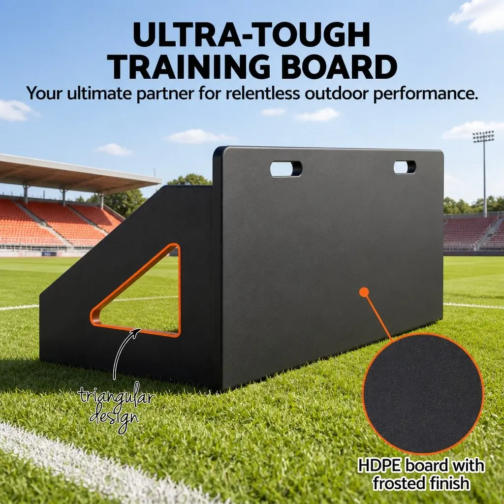 Soccer Rebounder Board 80cm x 30cm Football Rebound Training Wall Adjustable
