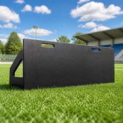 Soccer Rebounder Board 100x40cm Football Rebound Training Wall Adjustable Angles
