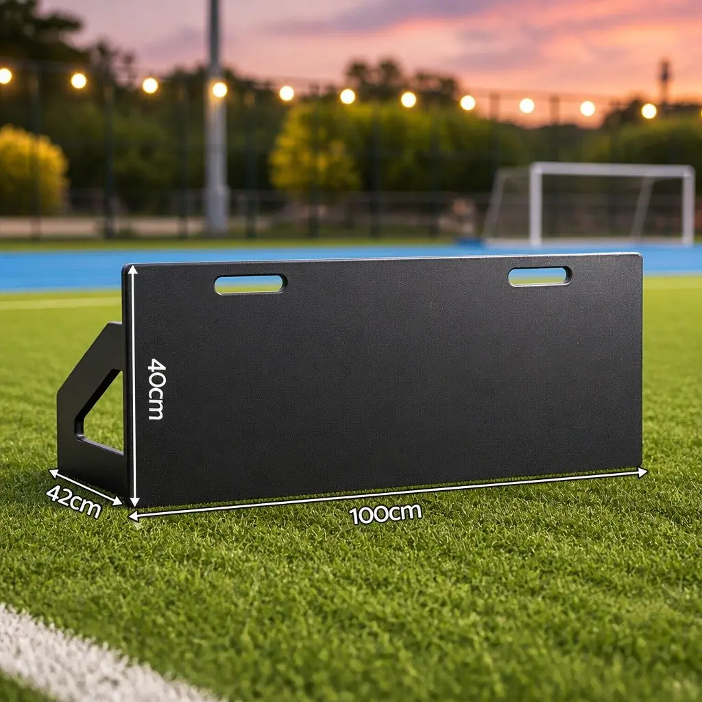 Soccer Rebounder Board Adjustable Angles 100x40cm Rebound Training Wall
