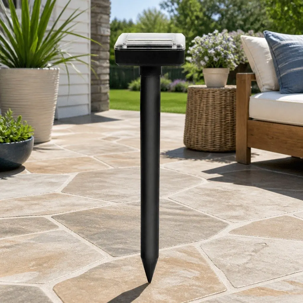 Snake Repeller Solar Powered Ultrasonic Set of 10 Garden Yard Farm Pest Control