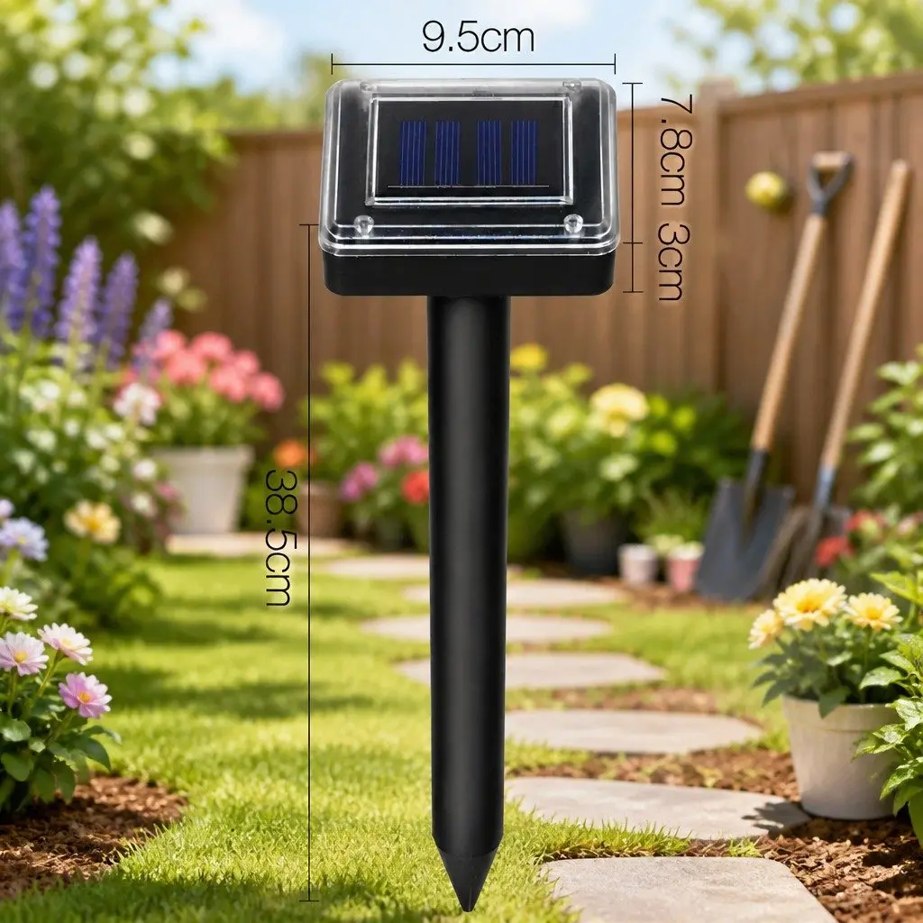 Snake Repeller Solar Powered Ultrasonic 20 Pack Garden Yard Farm Pest Control