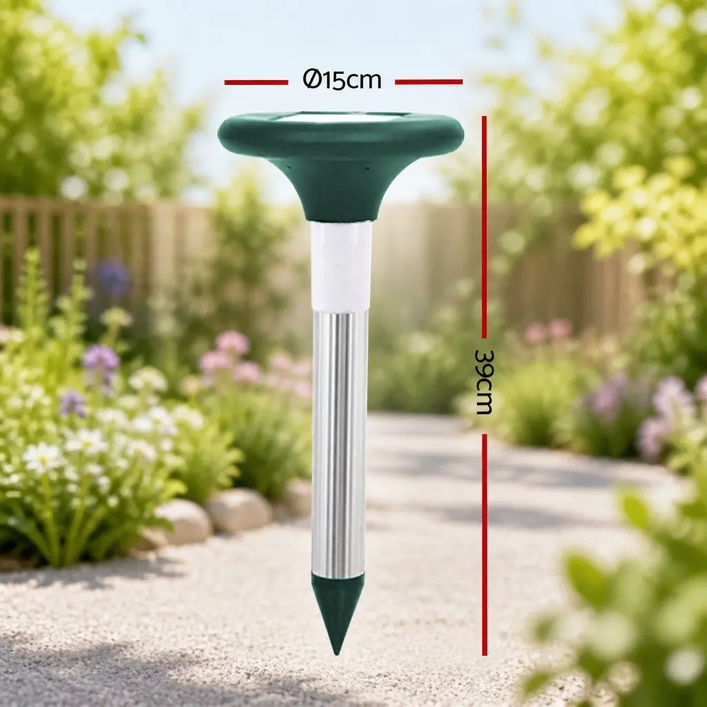 Solar LED Snake Repeller Set Ultrasonic Pest Deterrent 20 Pack